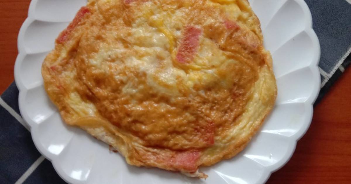 Resep Dadar Telur Sosis Oleh Siti Ramlah Cookpad