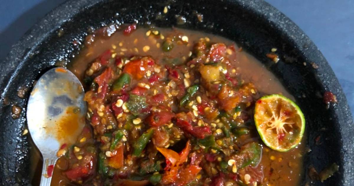 Resep Sambel Terasi Mentah Seger Oleh Wiwit Mita Widya Cookpad