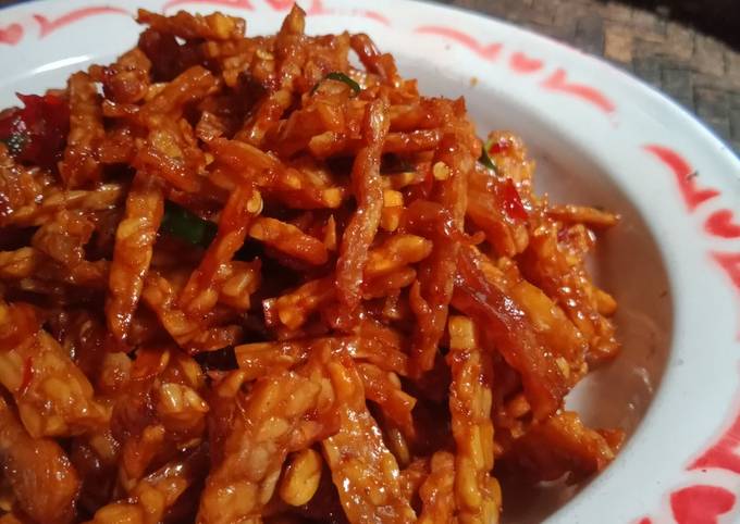 Resep Kering Tempe Pedas Manis Oleh Esty Ridho Hakim Cookpad