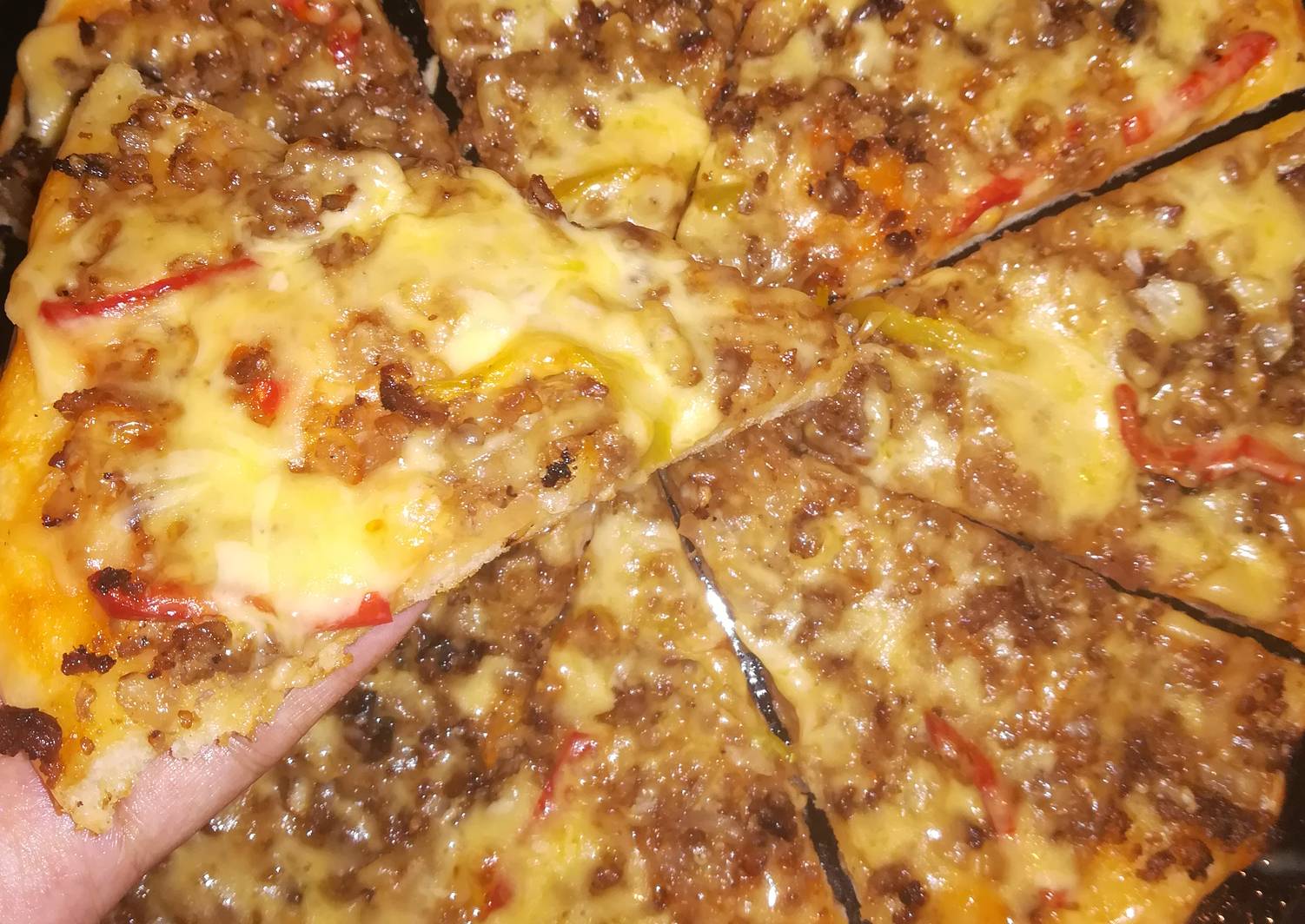 мясная пицца рецепт в домашних условиях в духовке пошаговый рецепт с фото фото 111