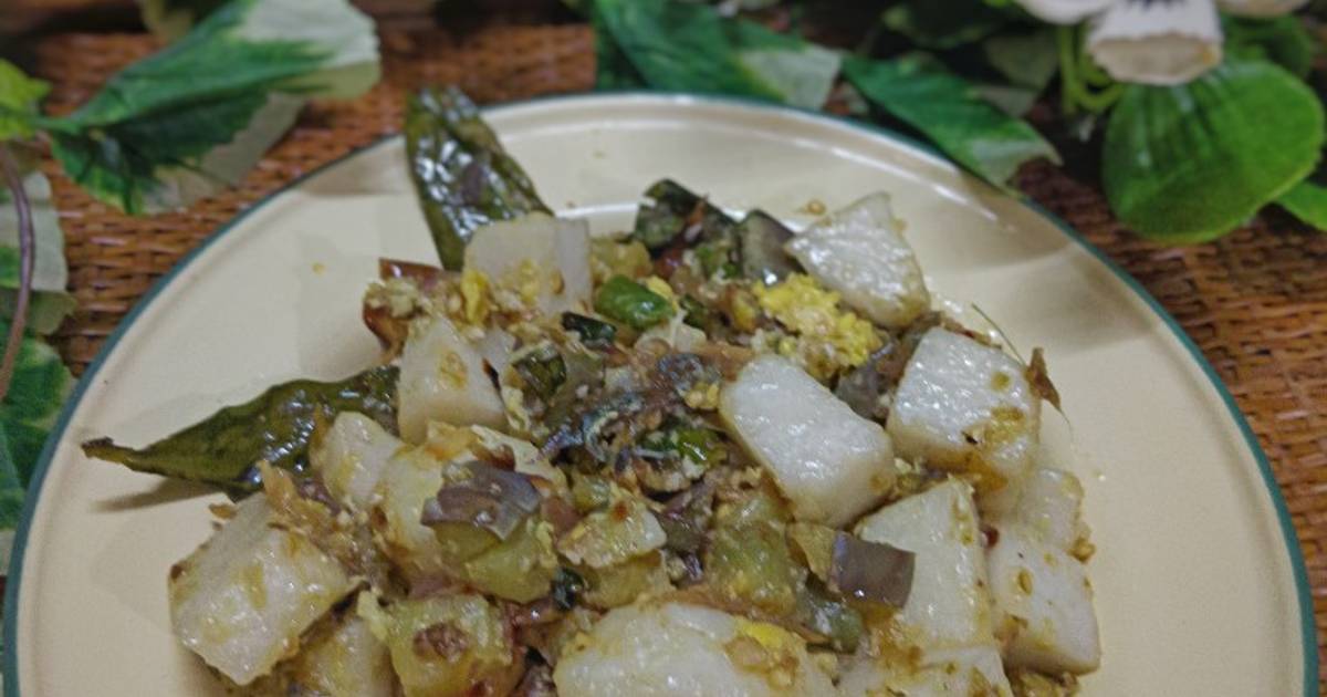 Resipi Lontong Goreng Bersama Terung Oleh Hani Shaimi Cookpad