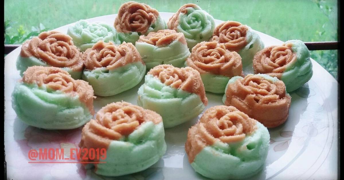 Resep Bolu Kukus Mawar Lembut All In One Oleh Dapur Mom Ev Cookpad