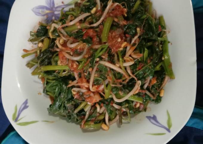 Resep Plencing Kangkung Terasi Oleh Mama Kafa Cookpad