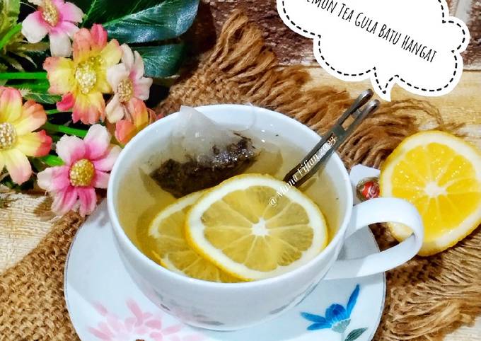 Resep Lemon Tea Gula Batu Hangat Oleh Lanjarsih Mama Fifian