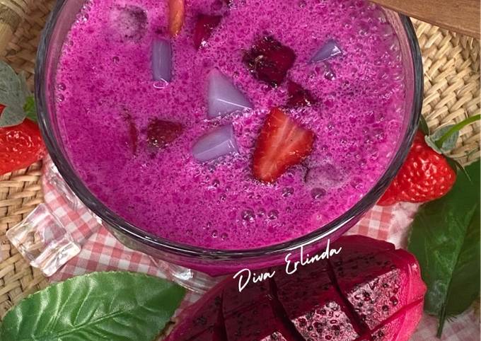 Resep Es Buah Naga Oleh Agustina Erlinda Cookpad