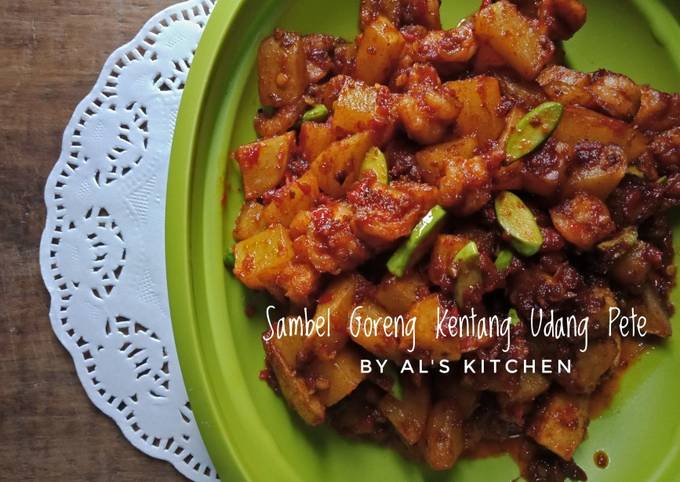 Resep Sambel Goreng Kentang Udang Pete Oleh Almira Susilowati Cookpad