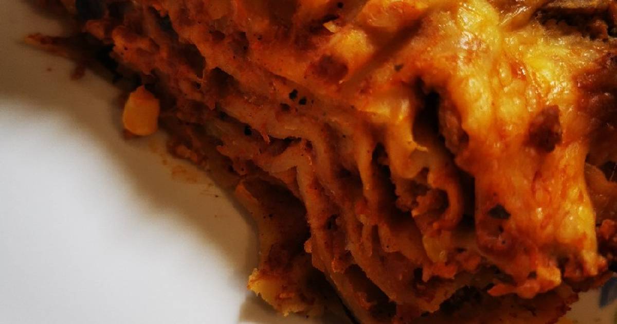 Lasagne Ahogy Mi Szeretj K Niesznern G Bor Timi Receptje Cookpad