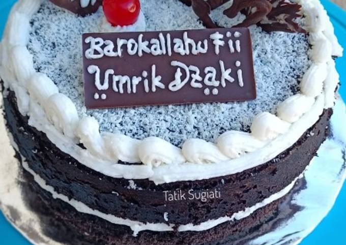 Resep Cake Ultah Base Cake Brownies Oleh Tatik Sugiati Cookpad