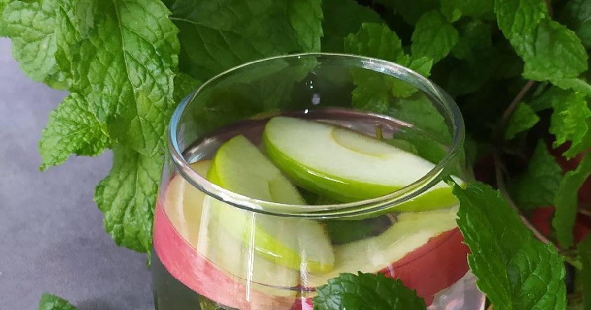 Resep Infuse Water Anggur Daun Mint Enak Dan Mudah Cookpad