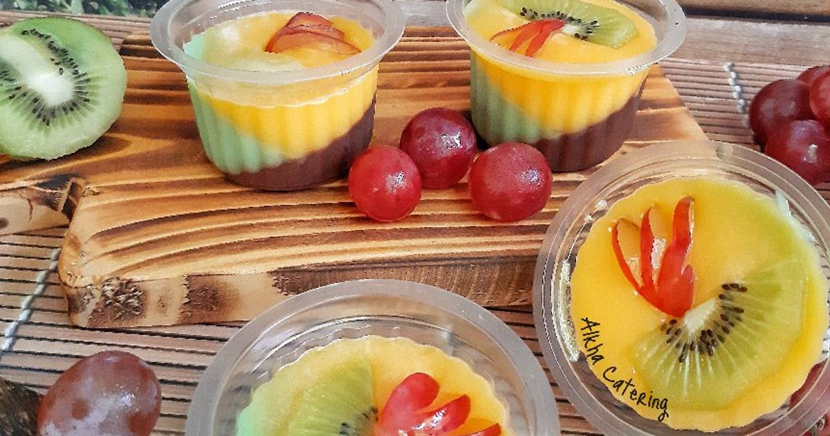 Resep Pudding Mangga Coklat Anggur Enak Dan Mudah Cookpad