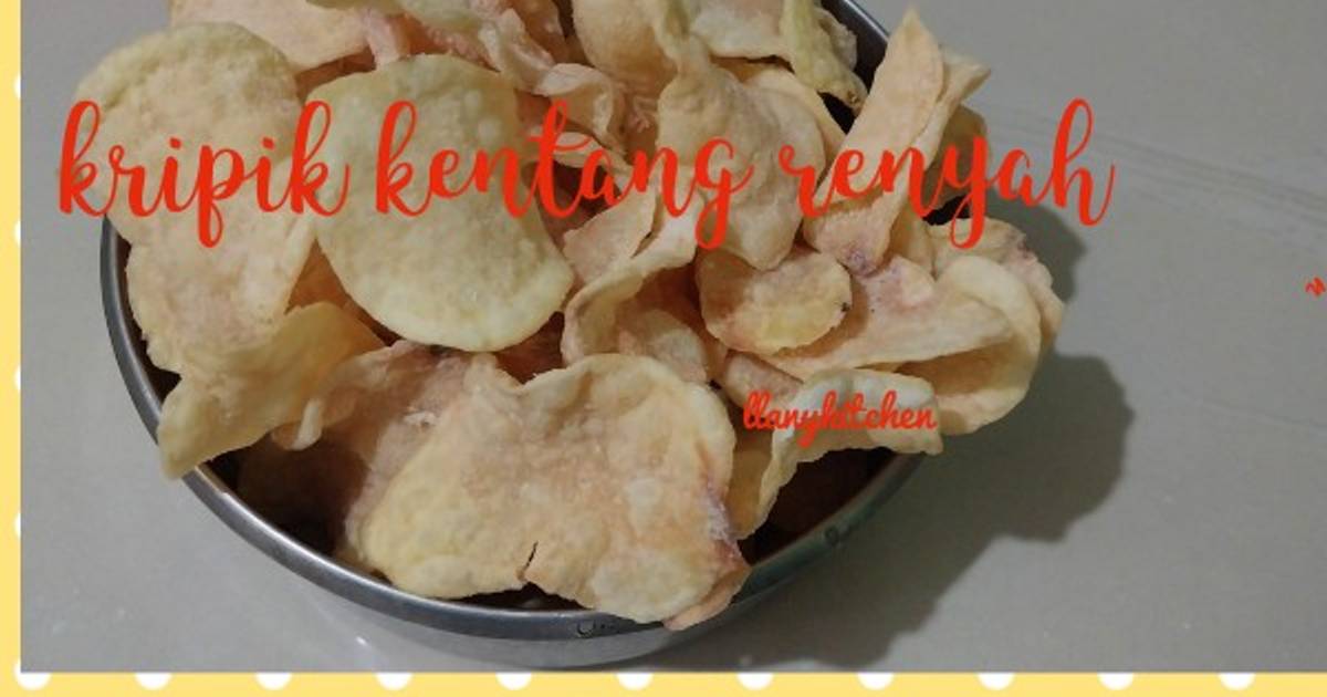 Resep Keripik Kentang Renyah Oleh Ig Llanykitchen Cookpad