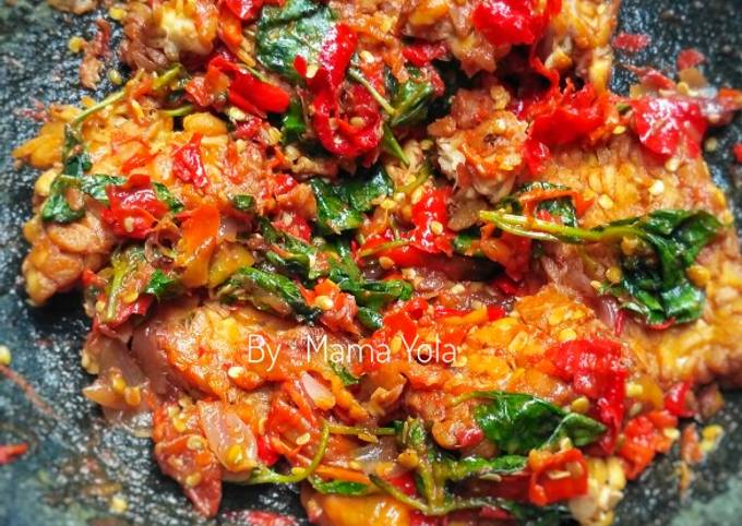 Resep Tempe Penyet Sambal Kemangi Oleh Siti Hadijah Karo Karo Cookpad