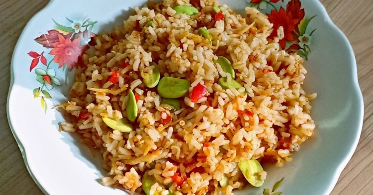 Resep Nasi Goreng Teri Pete Oleh Nurul Sania Cookpad