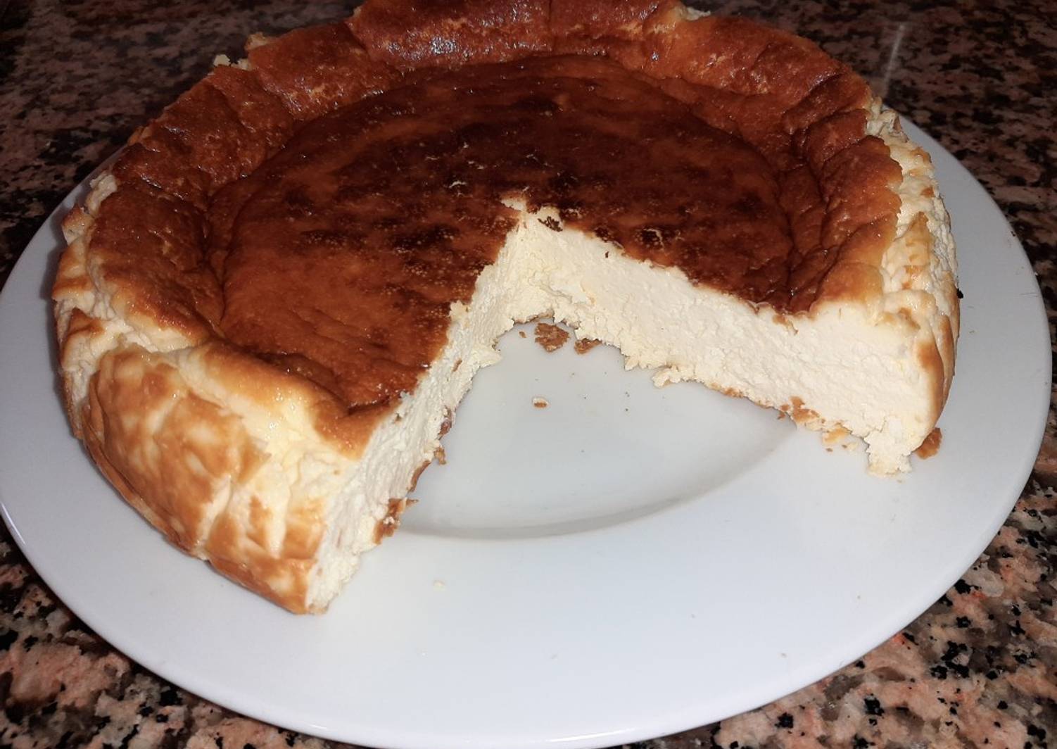 Tarta de queso La Viña Receta de Samira Aalouf El Imrani Cookpad