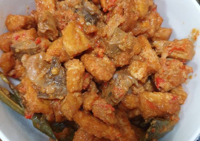 Resep Sambel Goreng Ati Ampela Tahu Oleh SuciR Cookpad