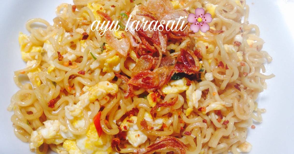 Resep Mie Goreng Kangkung Indomie Instan Goreng Oleh Ayu Larasati