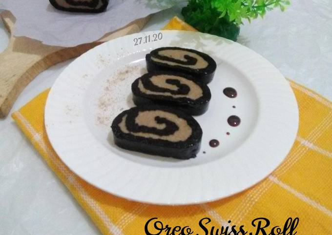 Resep Oreo Swiss Roll Oleh Ummu Juwayriyah Cookpad