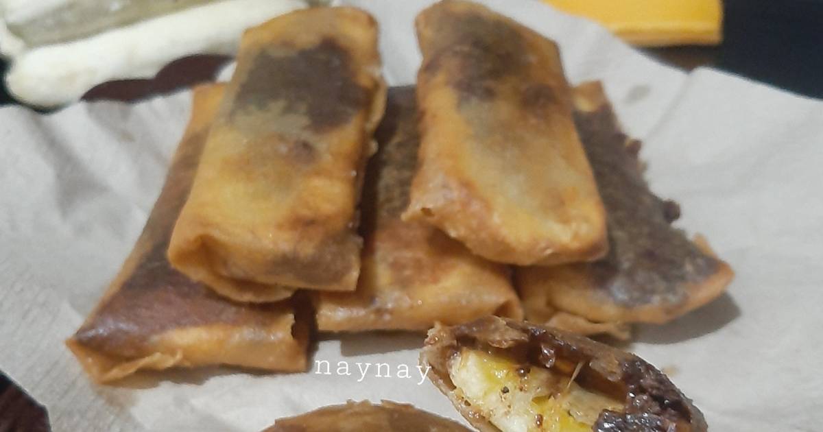 Resep Lumpia Pisang Keju Nutella Oleh NayNay Cookpad