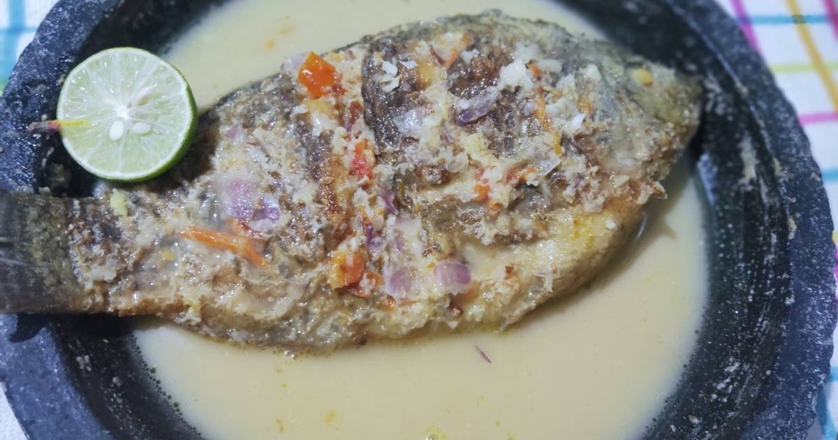 Resep Cobek Ikan Nila Khas Sunda Pecak Ikan Oleh Mirai Cookpad