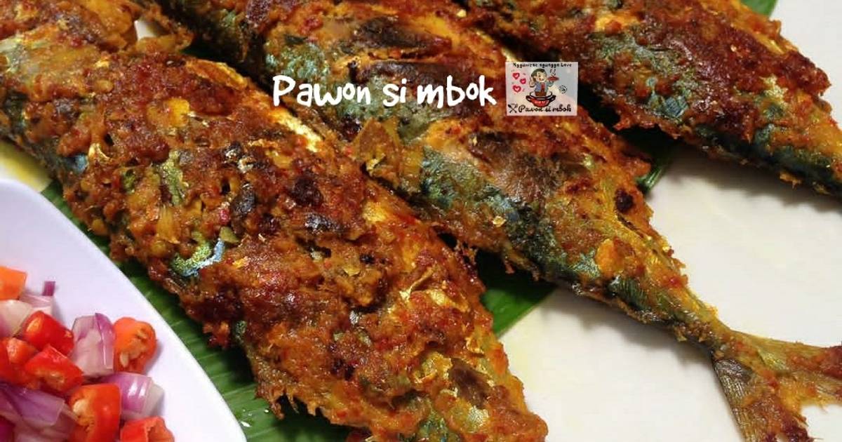 Resep Kembung Bakar Teflon Bumbu Padang Pawon Si Mbok Oleh Pawon Si