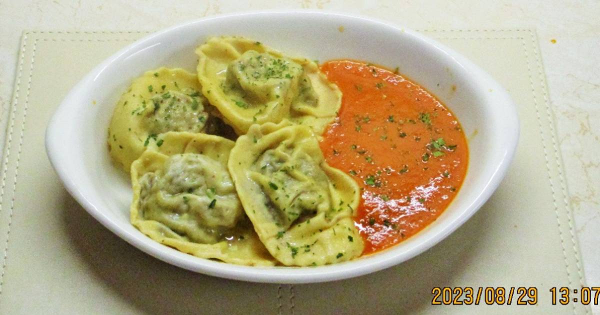 Olaszos csirkemájas ravioli Illés Margit receptje Cookpad receptek