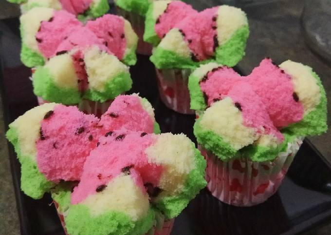 Resep Bolu Kukus Semangka Oleh Devy Cookpad