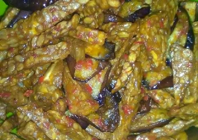 Resep Sambal Terong Ungu Dan Tempe Oleh Ferni S Cooking Cookpad