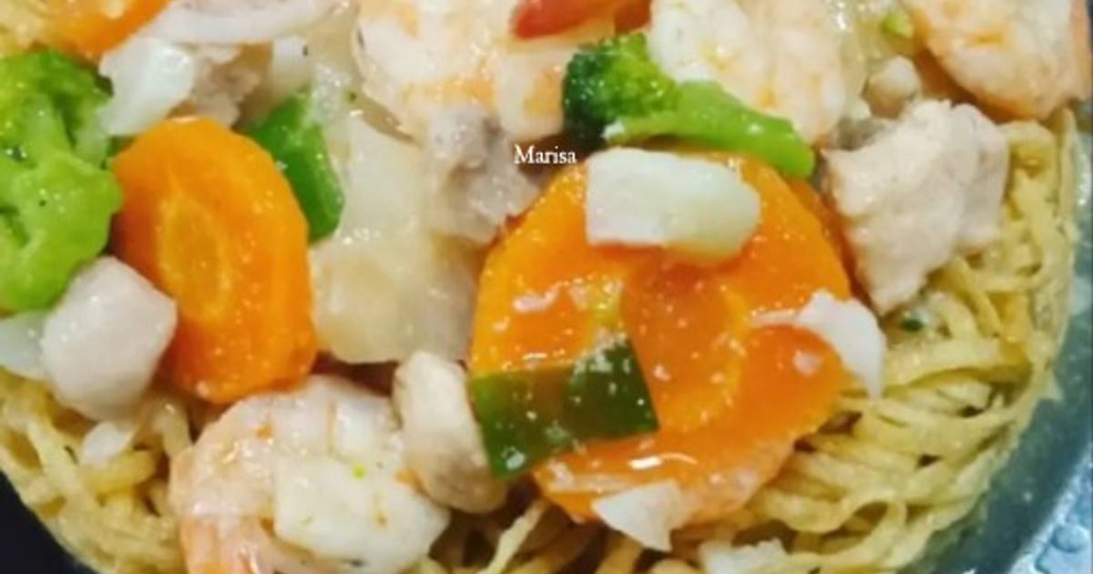 Resep Mie Siram Sayur Enak Dan Mudah Cookpad