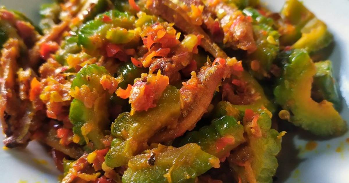 Resep Tumis Pare Teri Oleh Saluna Mahira Cookpad