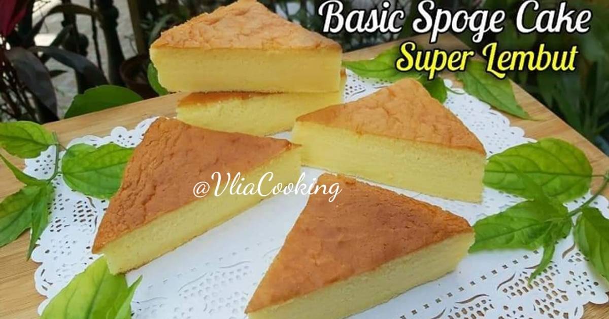 Resep Resep Sponge Cake Enak Lembut Dan Moist Oleh Vlia Cooking Cookpad