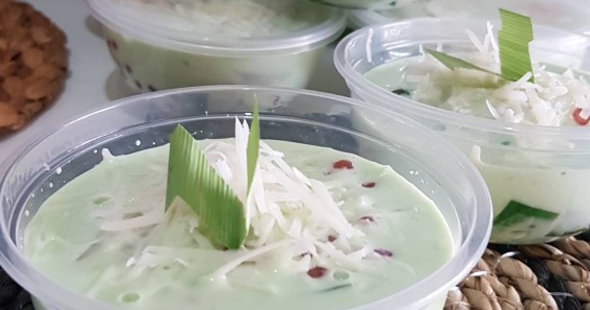 Resep Buko Pandan With Creamy Fla Oleh Kiki Kusuma Wardani Cookpad