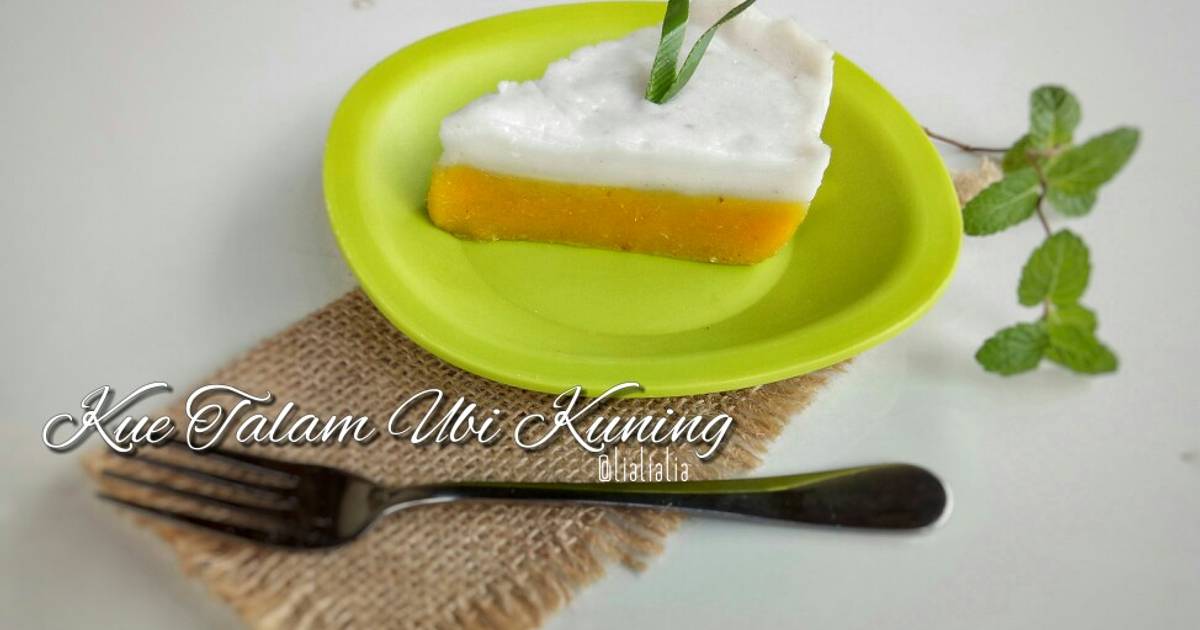 Resep Kue Talam Ubi Kuning Oleh Lialialia Cookpad