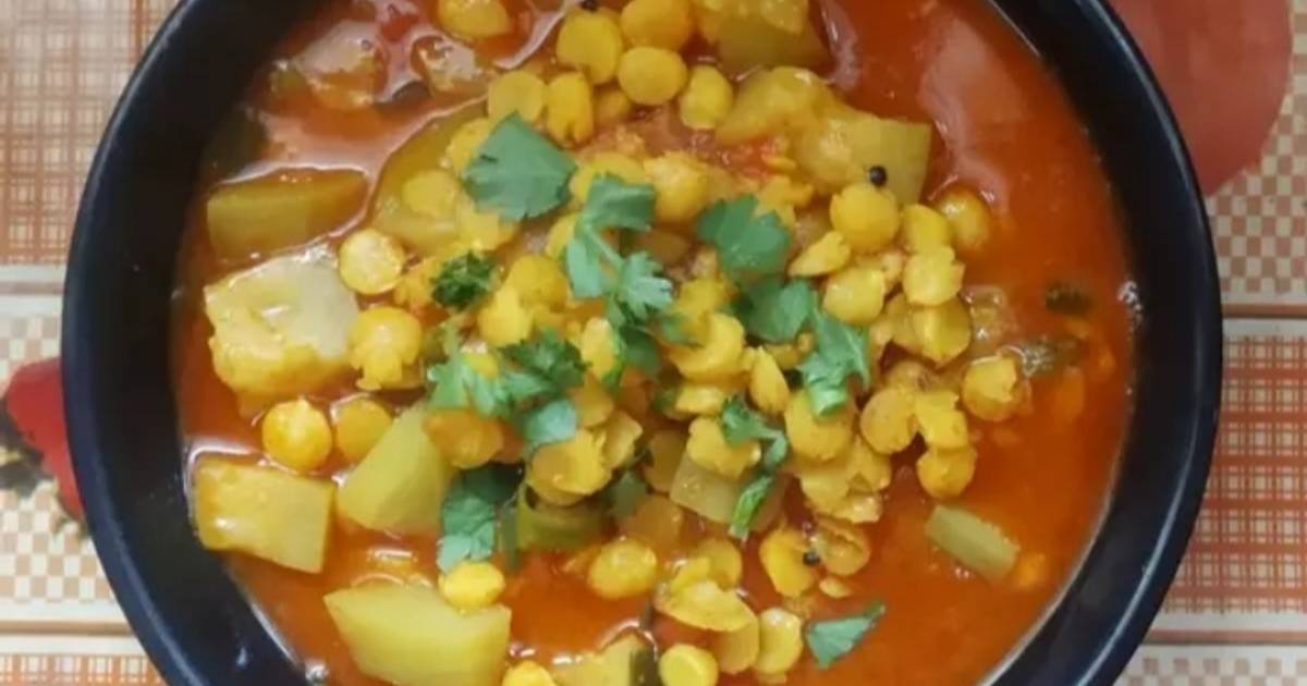 Bihari Nenua Sponge Gourd And Chana Dal Sabzi Recipe By DrPushpa Dixit