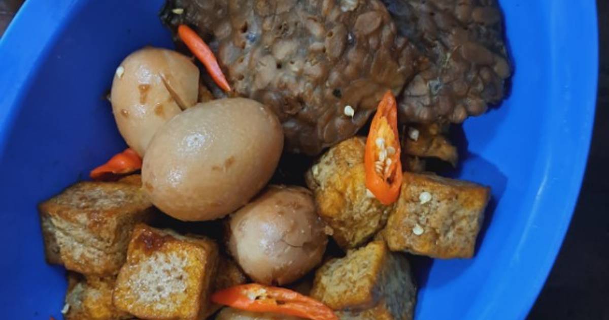 Resep Bacem Telur Dan Tahu Tempe Enak Dan Mudah Cookpad