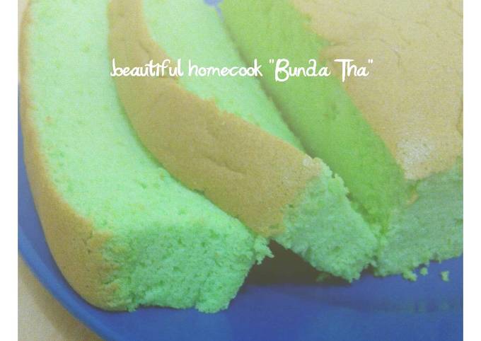 Resep Cake Ogura Pandan Oleh TEtha Bachtiar Cookpad