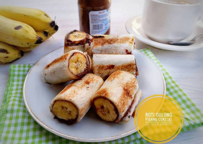 Resep Roti Gulung Pisang Cokelat Indonesiamemasak Oleh Dapoer Sriwidi