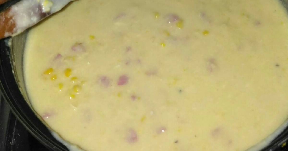 Resep Cream Soup Jagung Sosis Oleh Lisna Lizarr Cake Cookpad