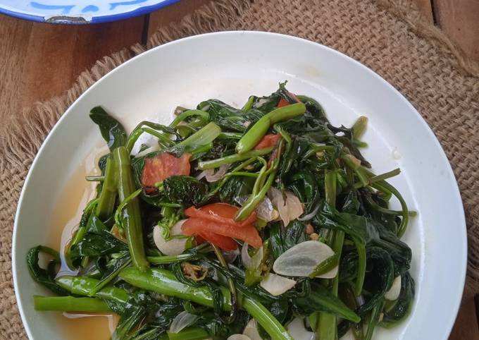 Resep Tumis Kangkung Mix Daun Ginseng Oleh Yuni Kurniasih Cookpad