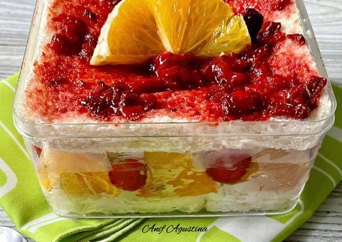 Resep Orange Strowberry Dessert Box Oleh Anif Agustina Cookpad