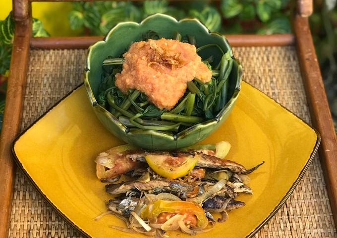 Resep Plencing Kangkung Tidak Pedas Dan Tumis Ikan Tongkol Tomat Jahe