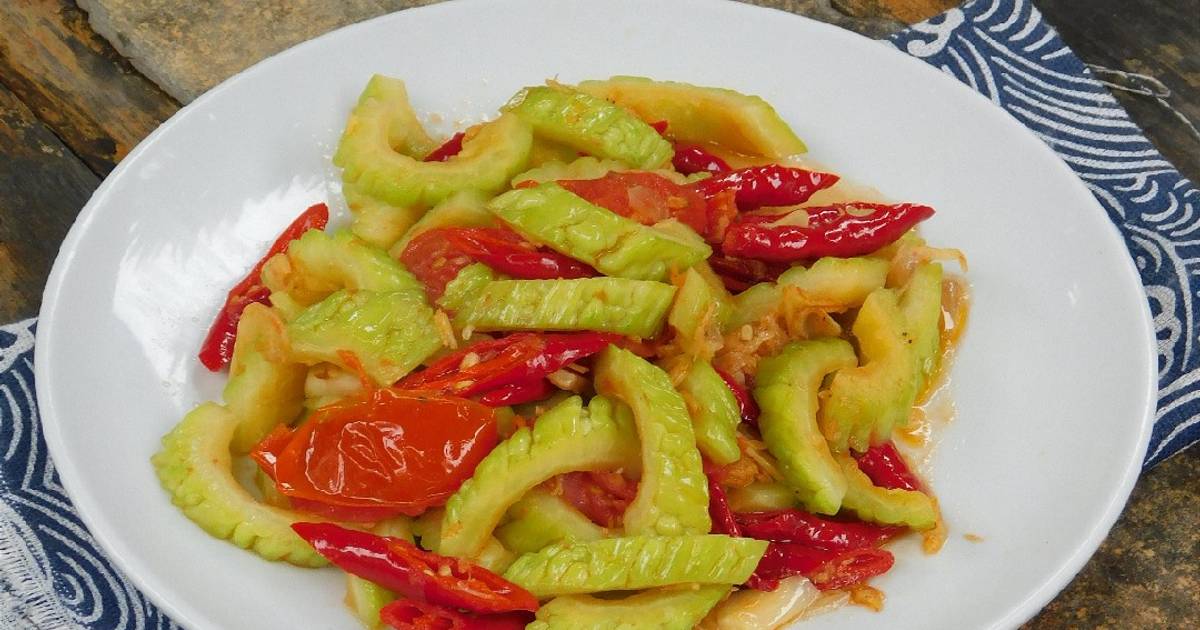 Resep Tumis Pare Udang Rebon Oleh Desmawati Kuretangin Cookpad