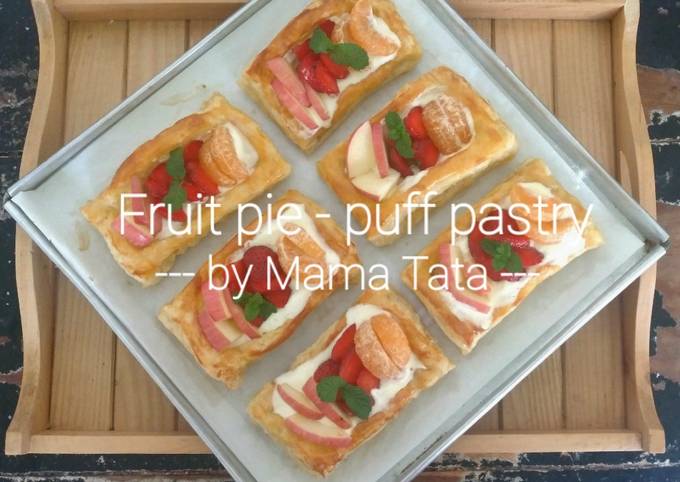 Resep Fruit Pie Praktis Pakai Puff Pastry Oleh Ria Mamanya Tata Cookpad