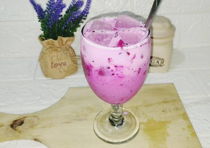 Resep Smoothies Buah Naga Oleh Kamilatun Nisa Cookpad