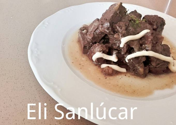 Sangre de pollo encebollada Receta de Eli Sanlúcar Cookpad