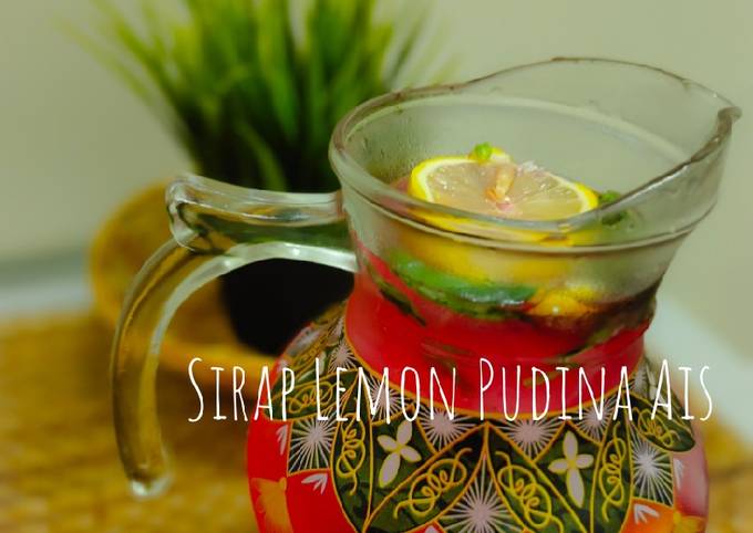 Resipi Sirap Lemon Pudina Ais Oleh Meor Sr Cookpad