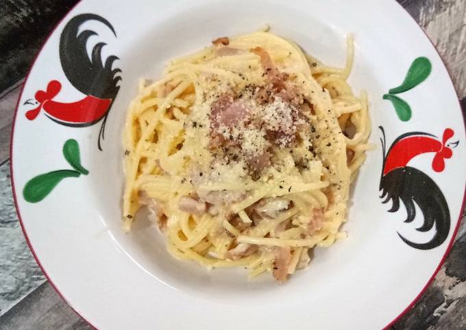 Resep Spaghetti Carbonara Oleh Lei S Kitchen Cookpad