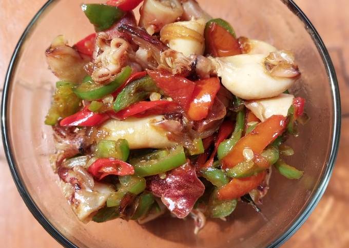 Resep Cumi Asin Cabe Hijau Cabai Gendot Oleh Diaz Dee Cookpad