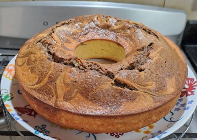 Budín de limón marmolado súper fácil sin manteca Receta de