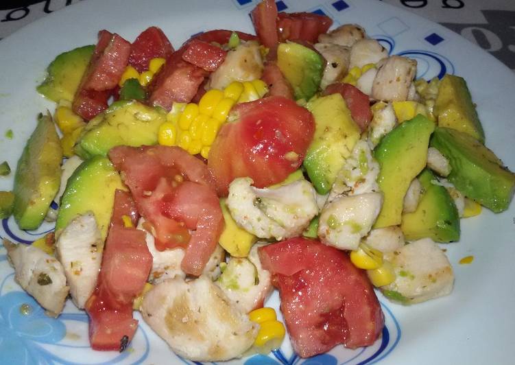 Ensalada De Pollo Y Palta Receta De Cynthiapucheta Cookpad