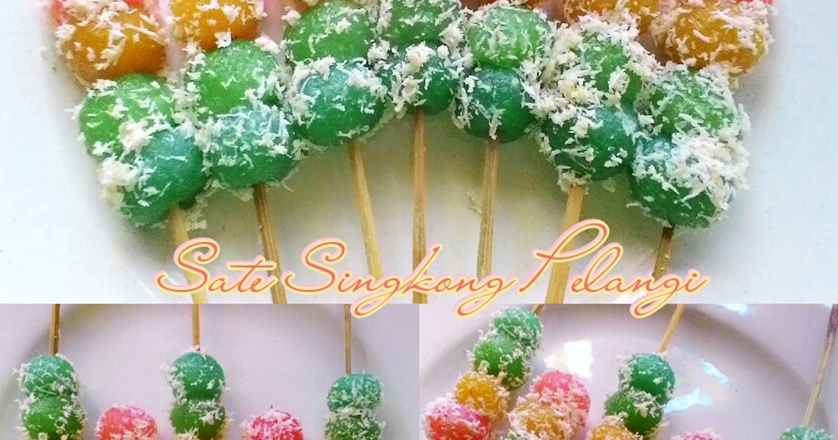 Resep Sate Singkong Pelangi Oleh Alin Lutfiyatun Nisa Cookpad